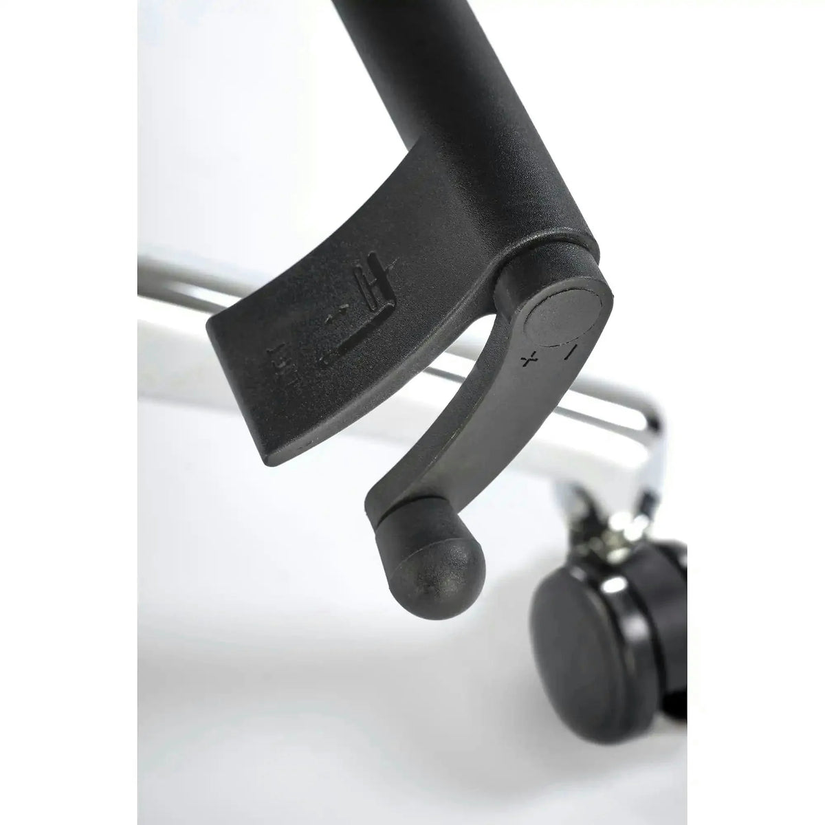 Scaun birou ETHAN, gri, plasa/metal, 72x70x130/139 cm