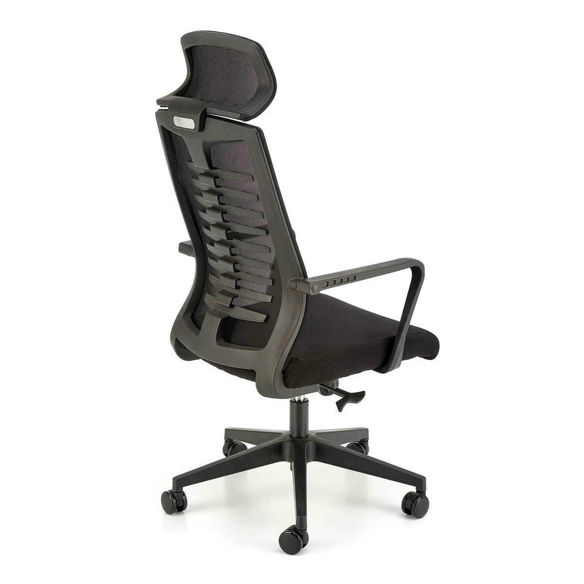 Scaun birou FABIO, negru, stofa clasica, 60x62x118/128 cm