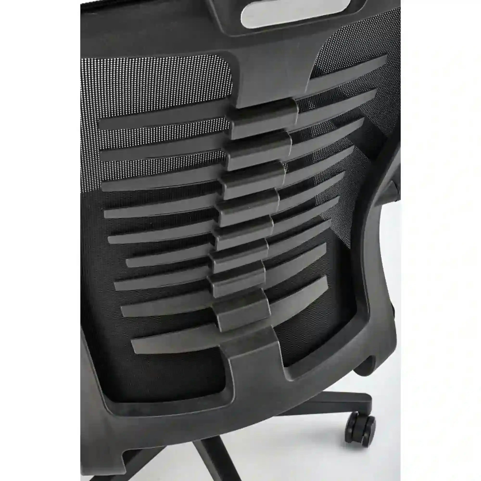 Scaun birou FABIO, negru, stofa clasica, 60x62x118/128 cm