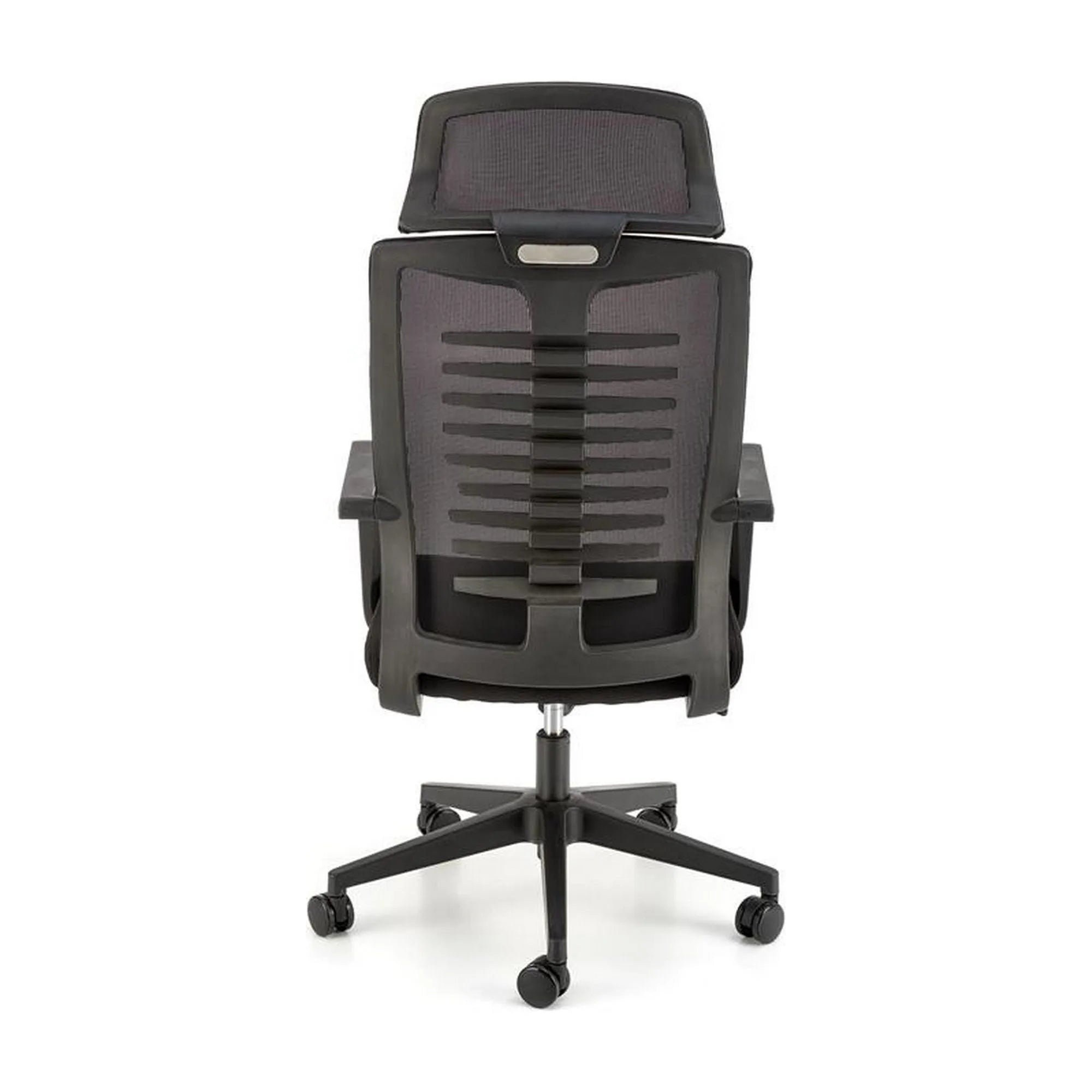 Scaun birou FABIO, negru, stofa clasica, 60x62x118/128 cm