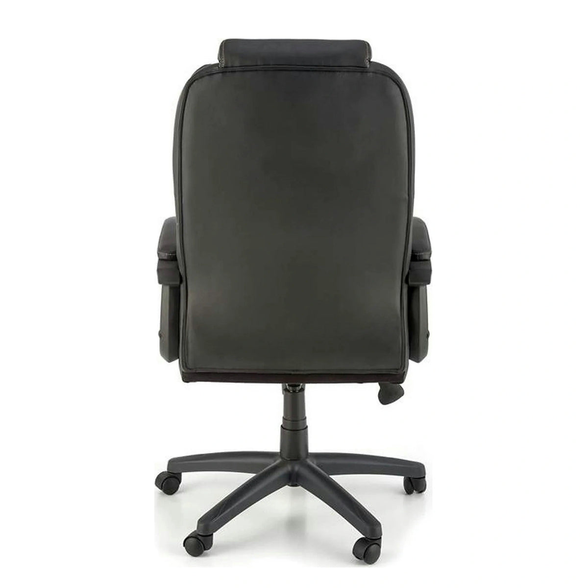 Scaun birou GANDALF, gri/negru, piele ecologica, 65x73x113/120 cm