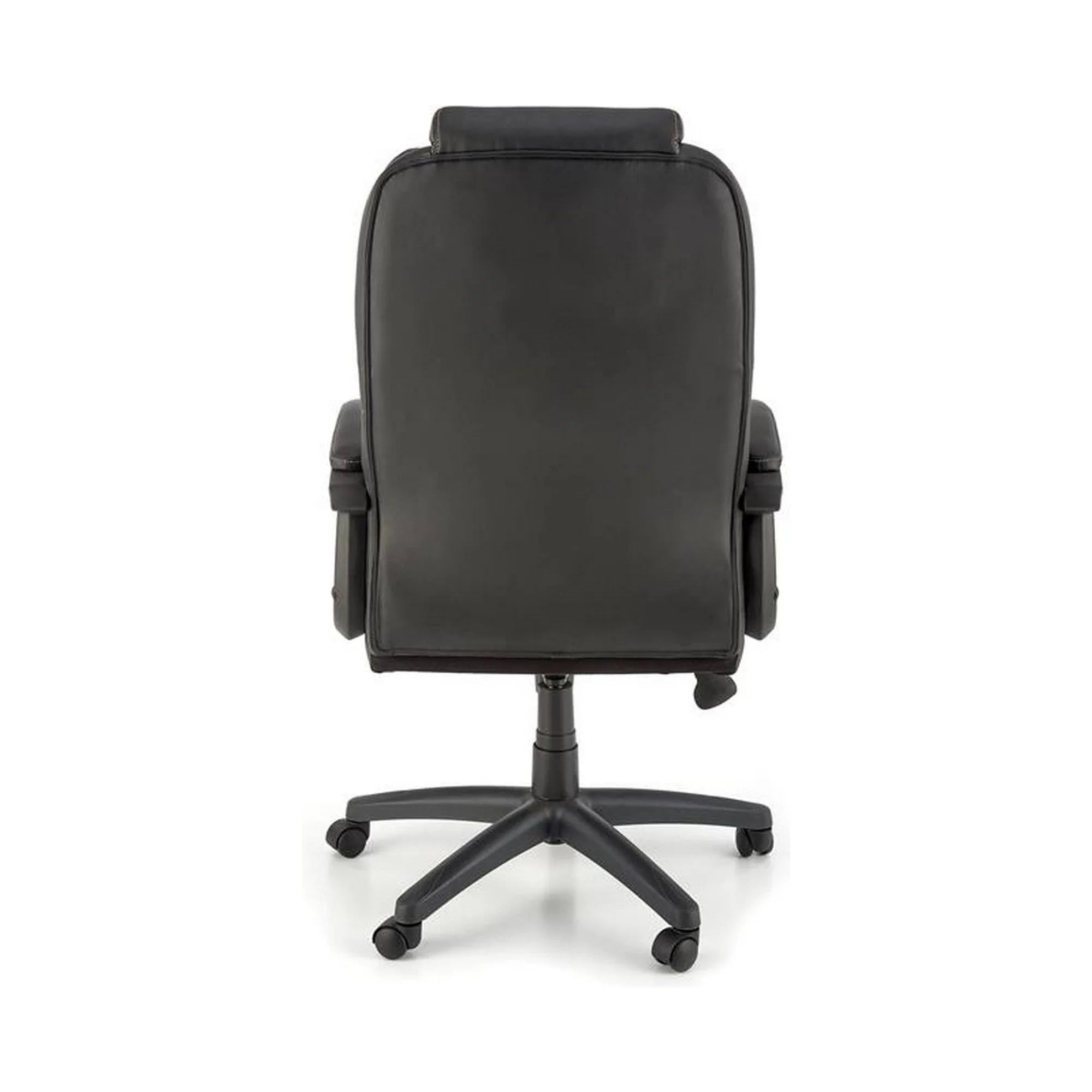 Scaun birou GANDALF, gri/negru, piele ecologica, 65x73x113/120 cm