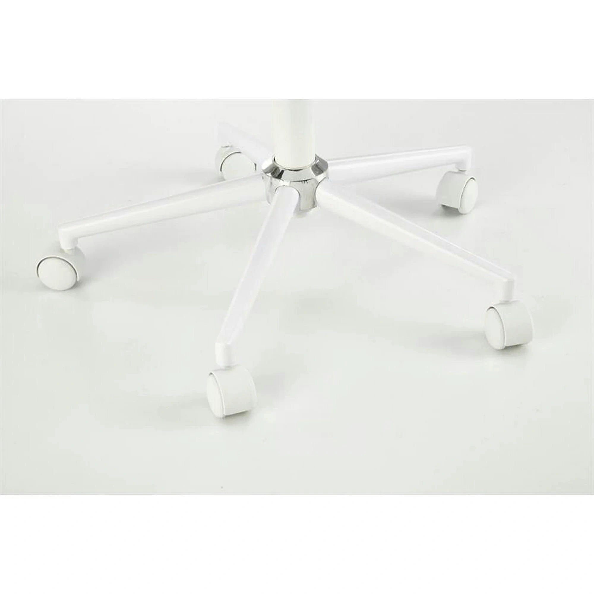 Scaun birou GASLY, alb, piele ecologica, 62x64x80/92 cm