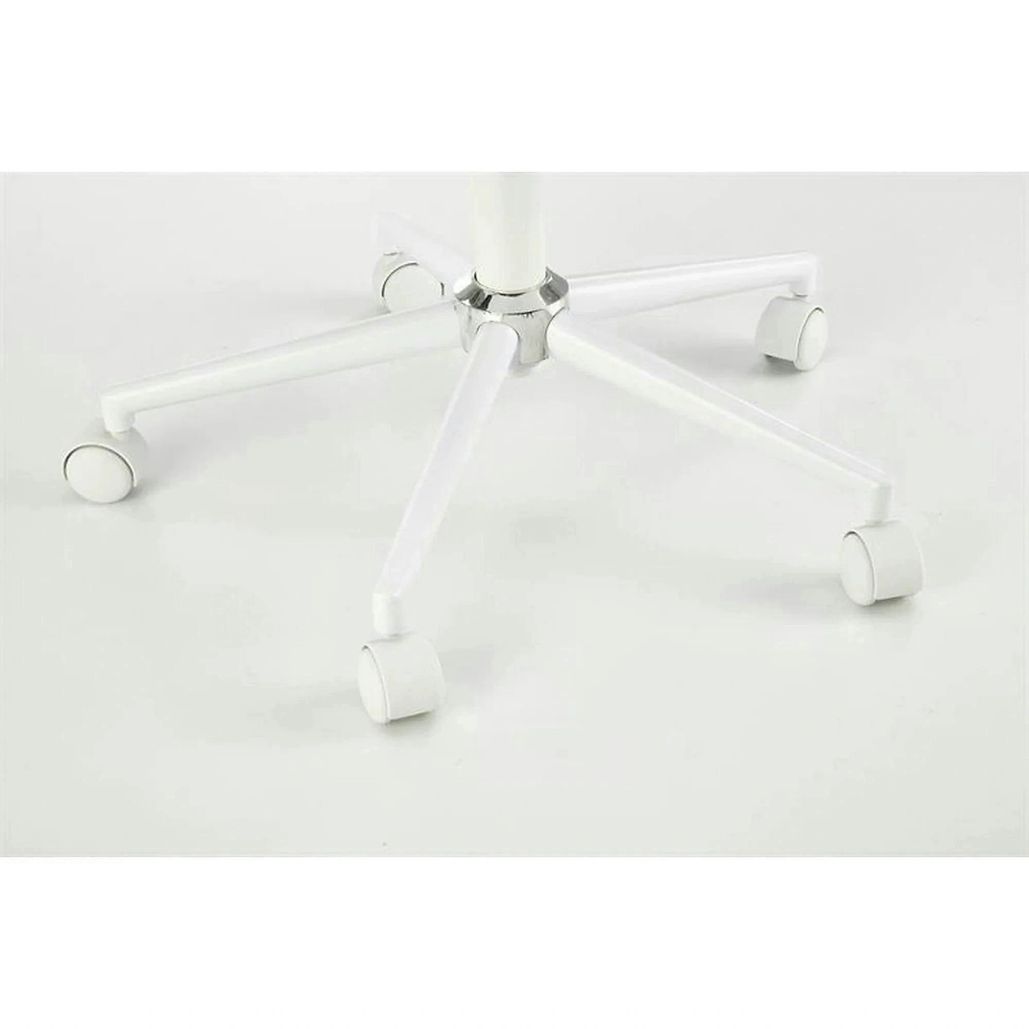 Scaun birou GASLY, alb, piele ecologica, 62x64x80/92 cm