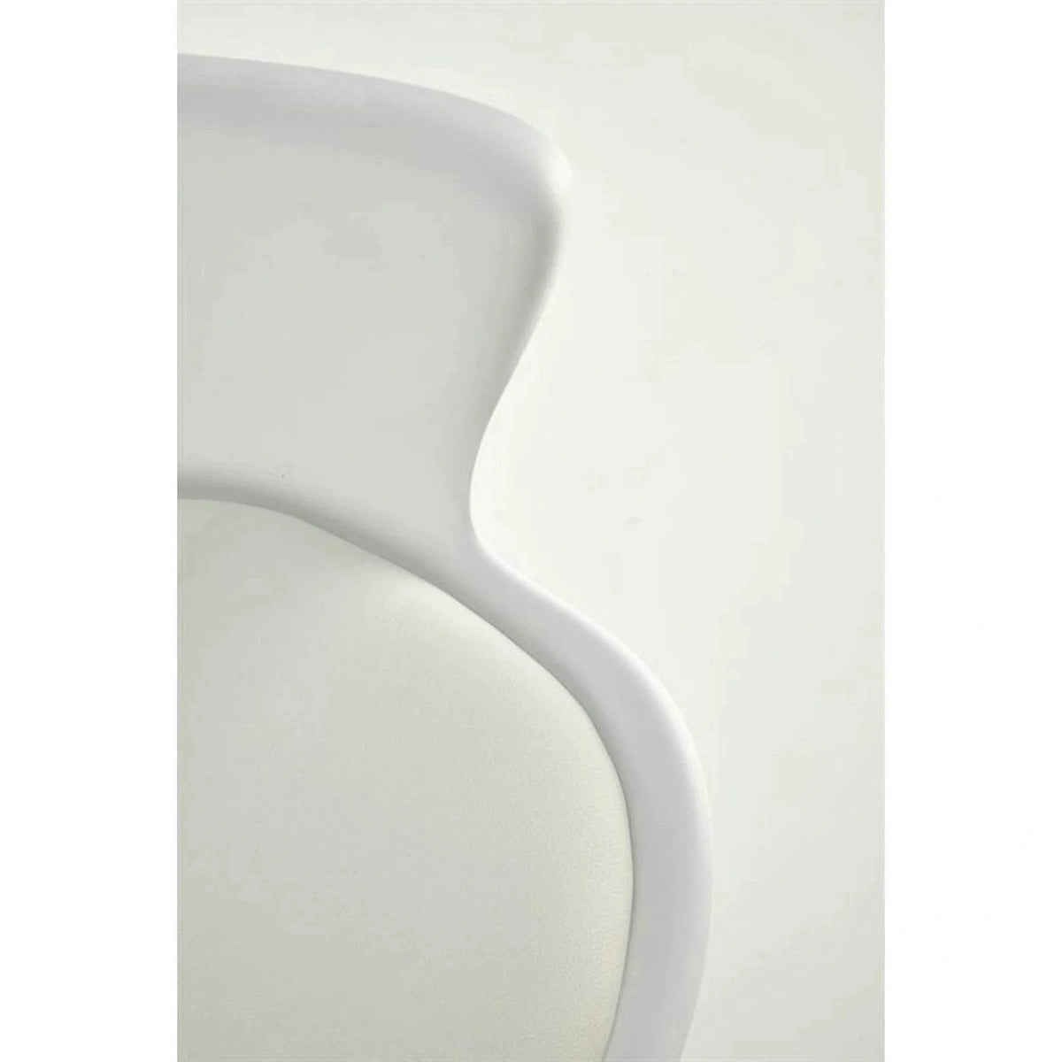 Scaun birou GASLY, alb, piele ecologica, 62x64x80/92 cm