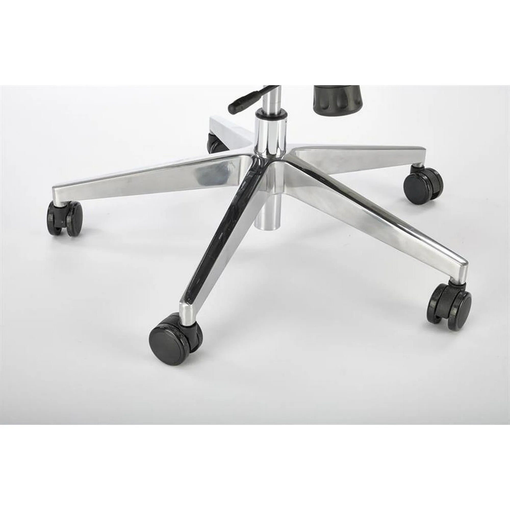 Scaun birou GERONIMO, negru/crom, stofa clasica/metal, 66x67x112/125 cm