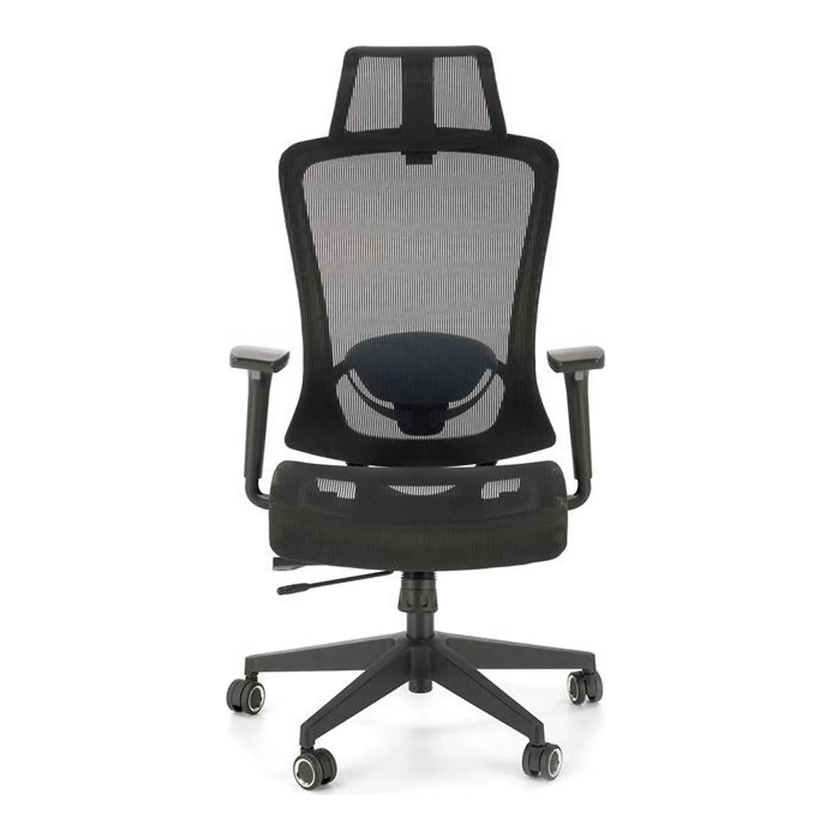 Scaun birou GOLIAT, negru, stofa clasica, 63x63x125 cm