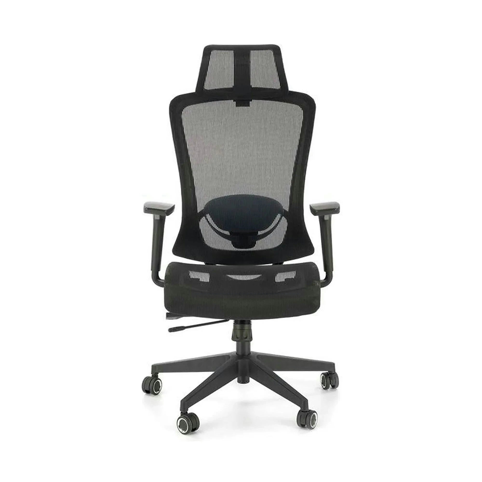Scaun birou GOLIAT, negru, stofa clasica, 63x63x125 cm
