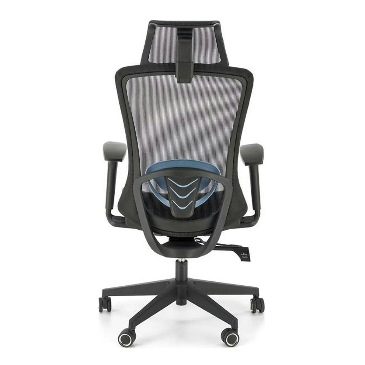 Scaun birou GOLIAT, negru, stofa clasica, 63x63x125 cm