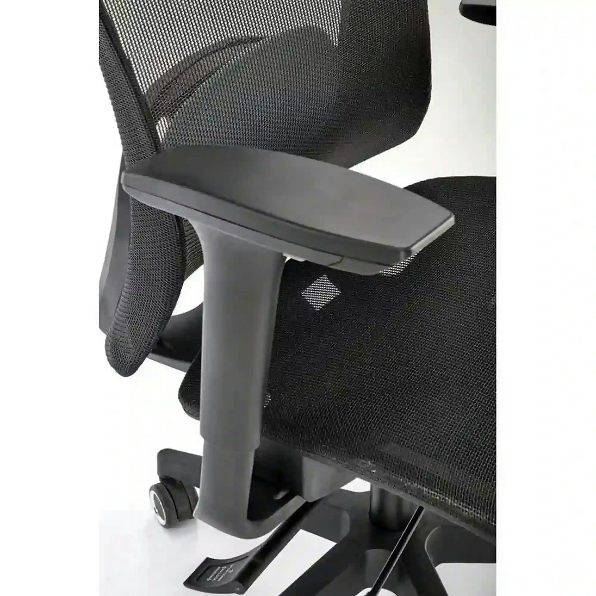 Scaun birou GOLIAT, negru, stofa clasica, 63x63x125 cm