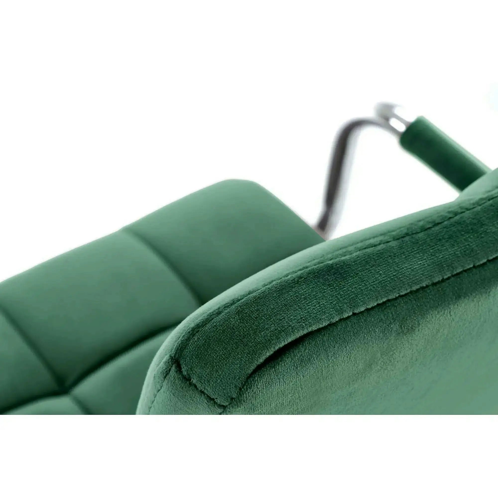 Scaun birou GONZO 4, verde, stofa catifelata, 60x53x93/105 cm