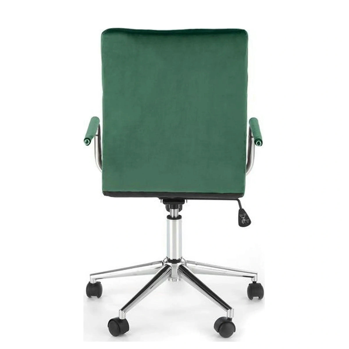 Scaun birou GONZO 4, verde, stofa catifelata, 60x53x93/105 cm