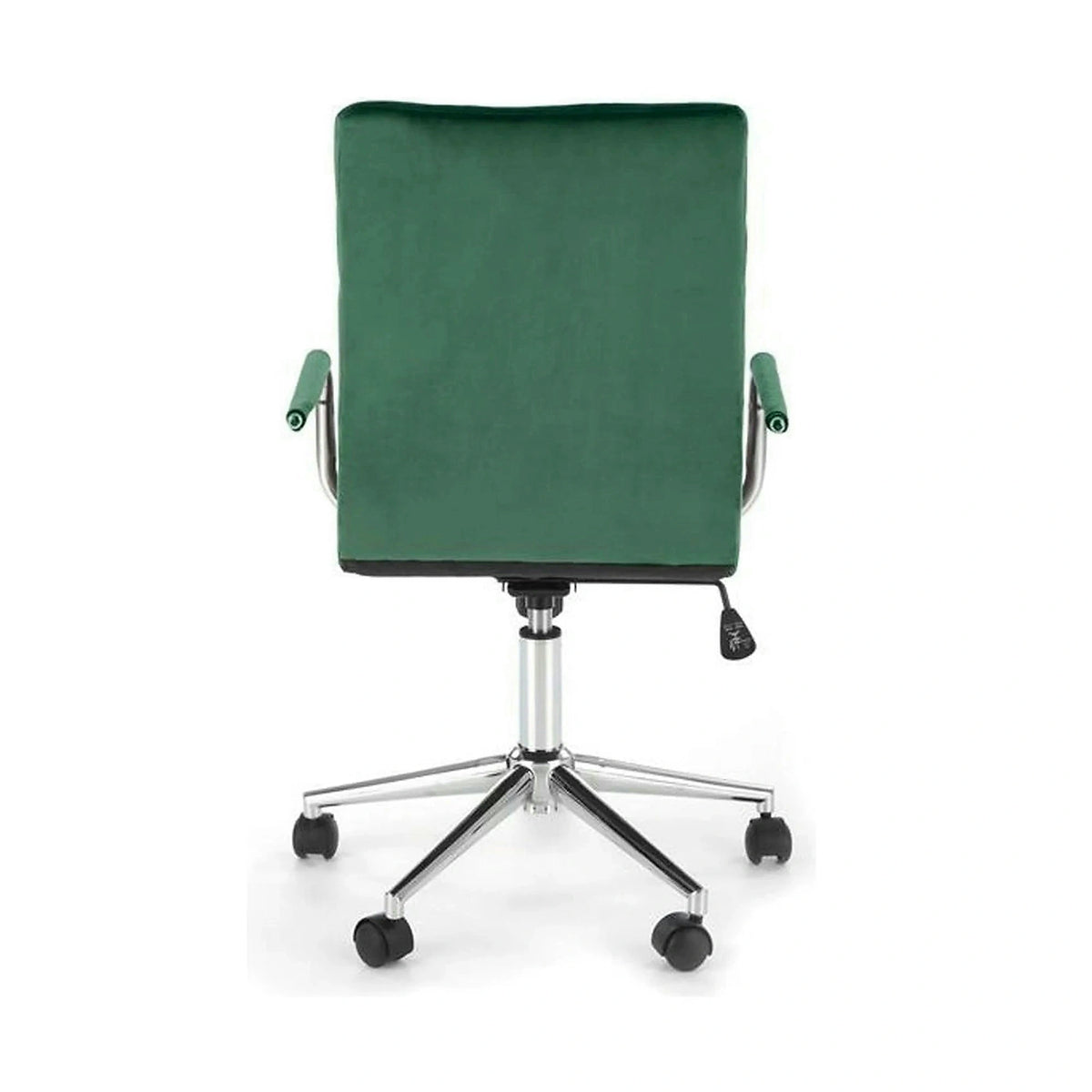 Scaun birou GONZO 4, verde, stofa catifelata, 60x53x93/105 cm