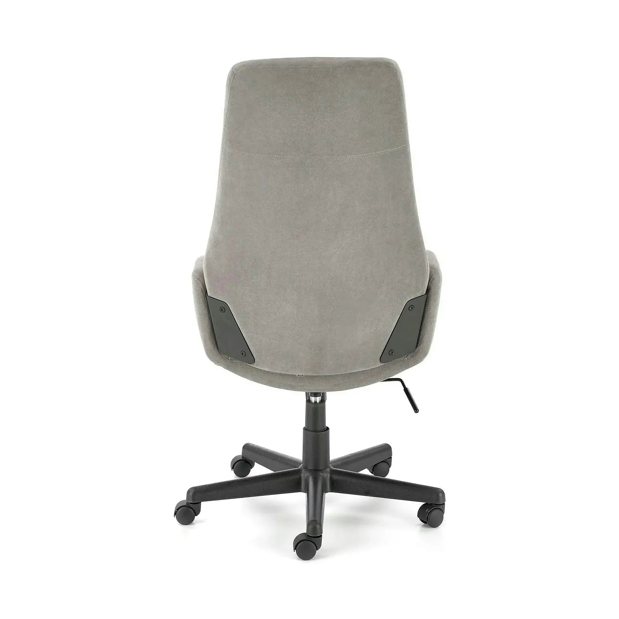 Scaun birou HARPER, gri/negru, stofa clasica/metal, 62x70x113/123 cm