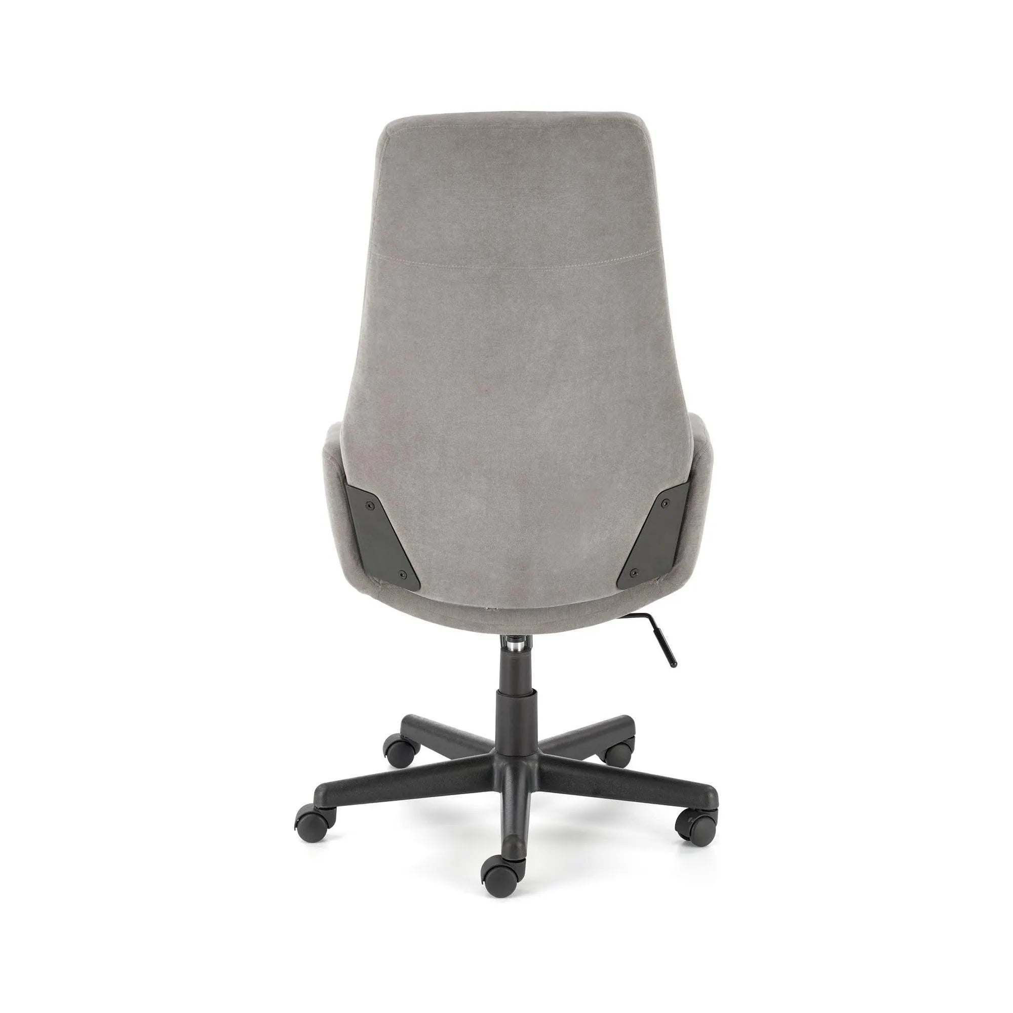 Scaun birou HARPER, gri/negru, stofa clasica/metal, 62x70x113/123 cm
