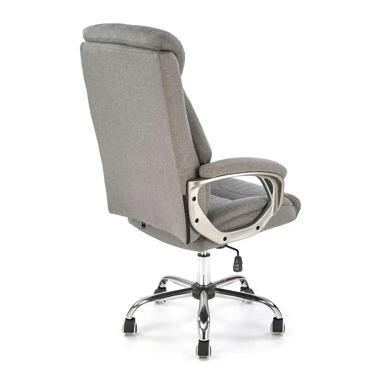 Scaun birou HELDER 2, gri, stofa clasica/metal, 66x71x113/120 cm