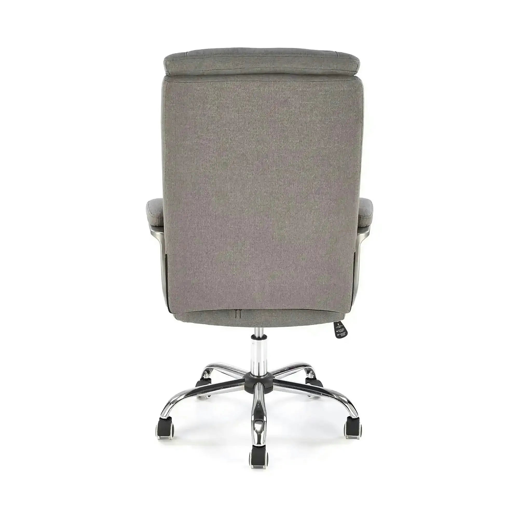Scaun birou HELDER 2, gri, stofa clasica/metal, 66x71x113/120 cm