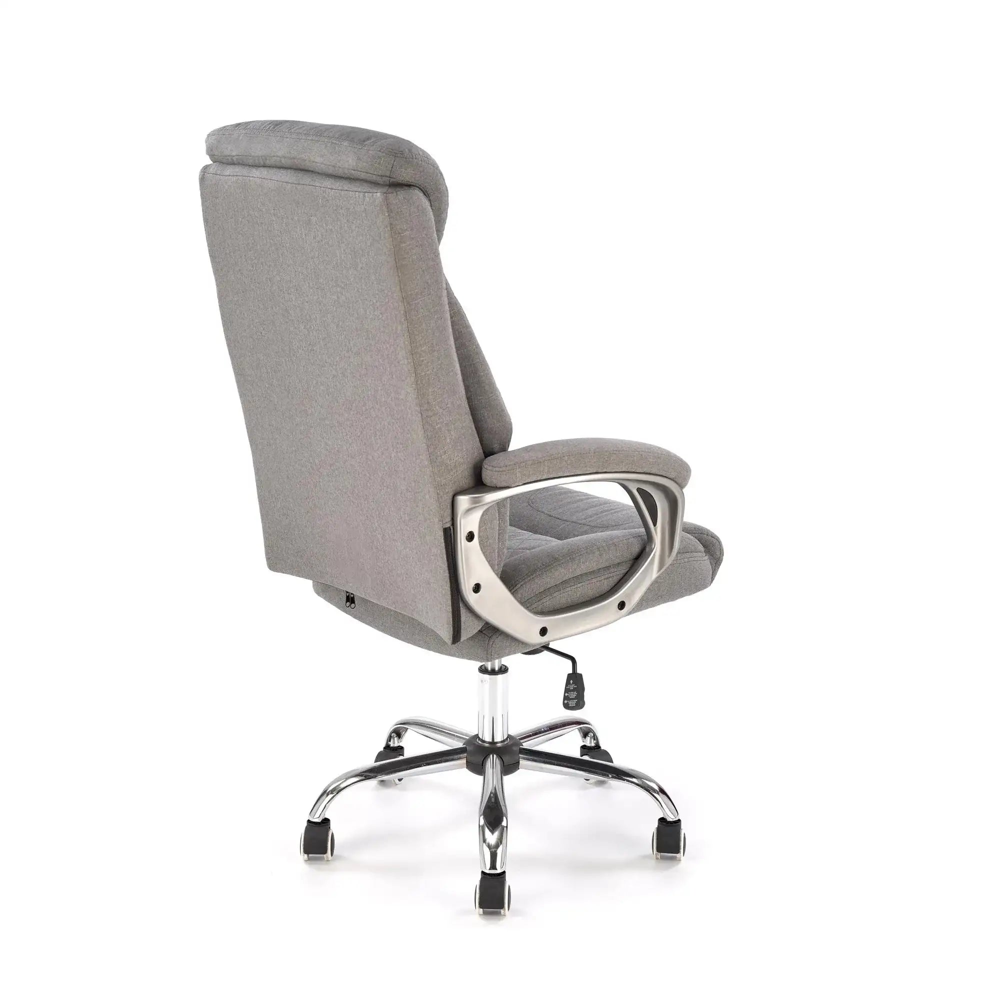Scaun birou HELDER 2, gri, stofa clasica/metal, 66x71x113/120 cm