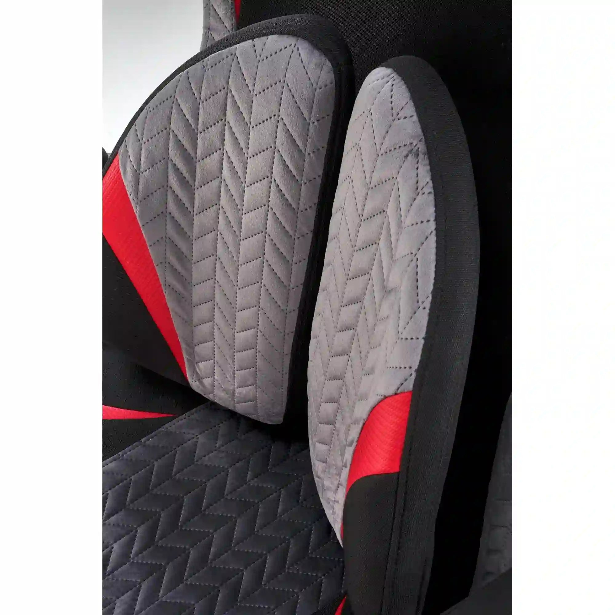 Scaun birou JENSEN, negru/gri, stofa/polipropilena, 65x70x115/125 cm