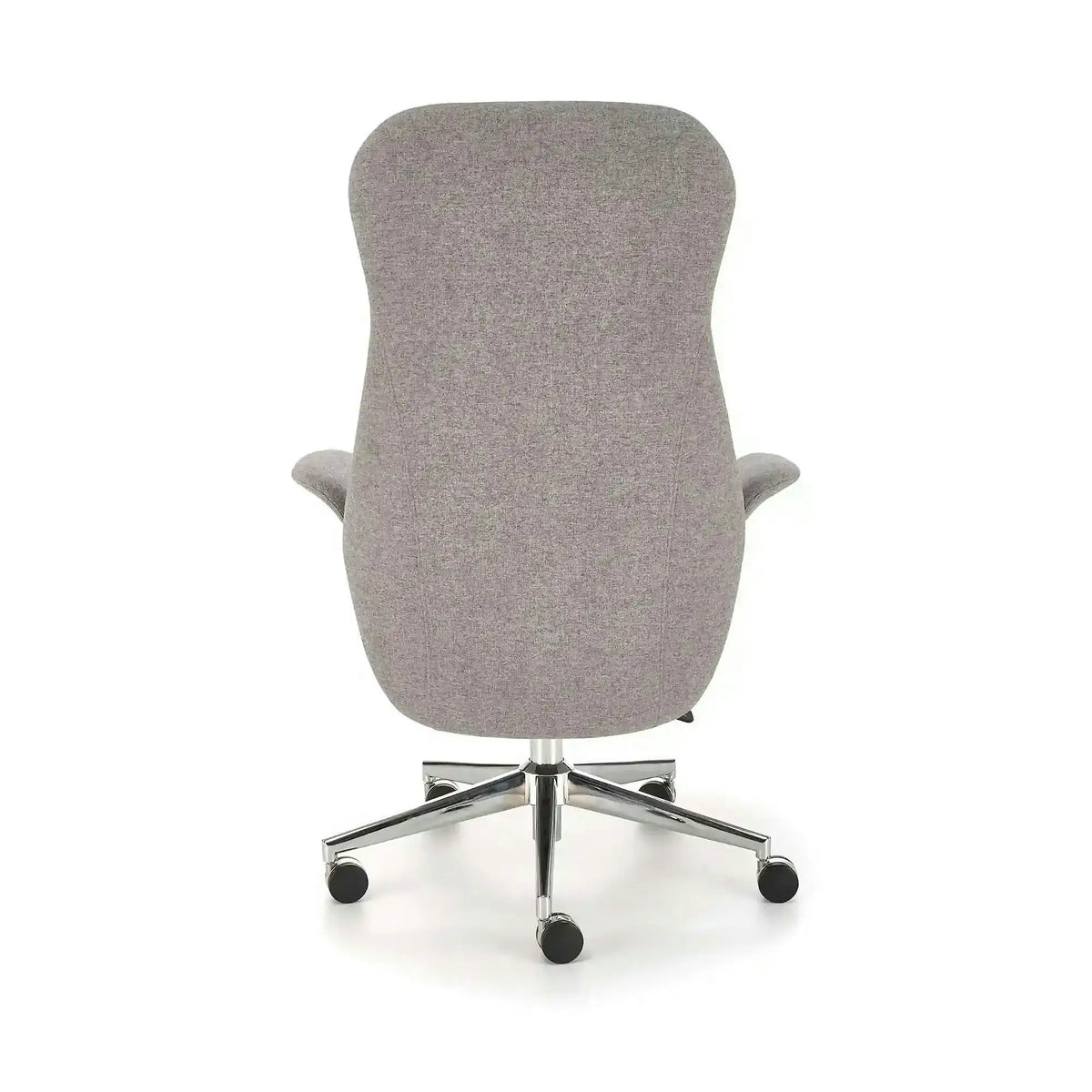 Scaun birou KEVIN, gri deschis, stofa clasica/metal, 74x68x118/125 cm