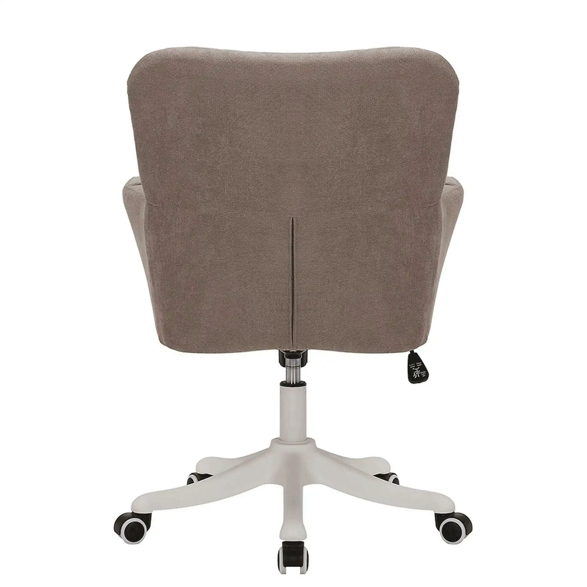 Scaun birou LOREL, grej, stofa clasica/metal, 64x67x90/100 cm
