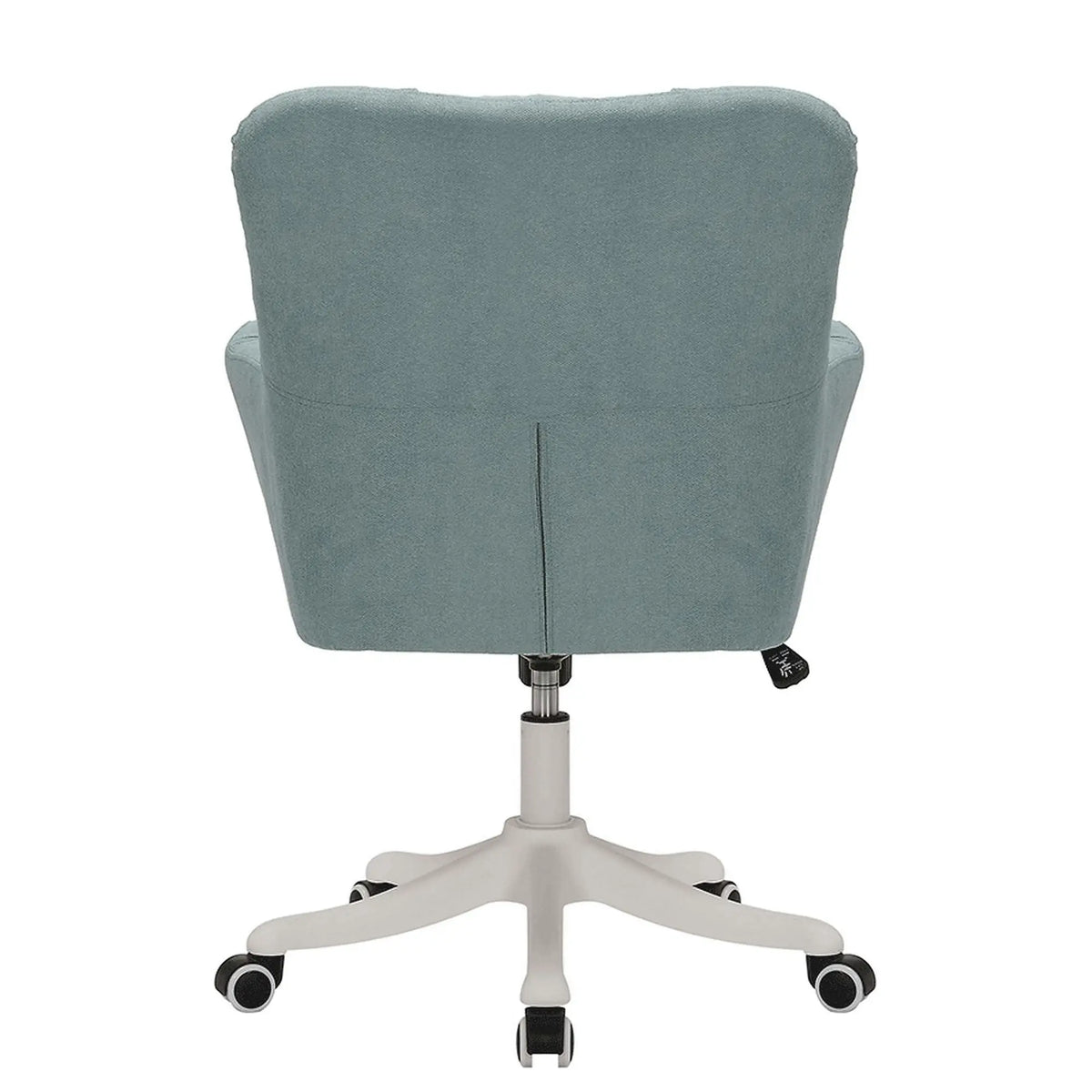 Scaun birou LOREL, verde menta, stofa clasica, 64x67x90/99 cm