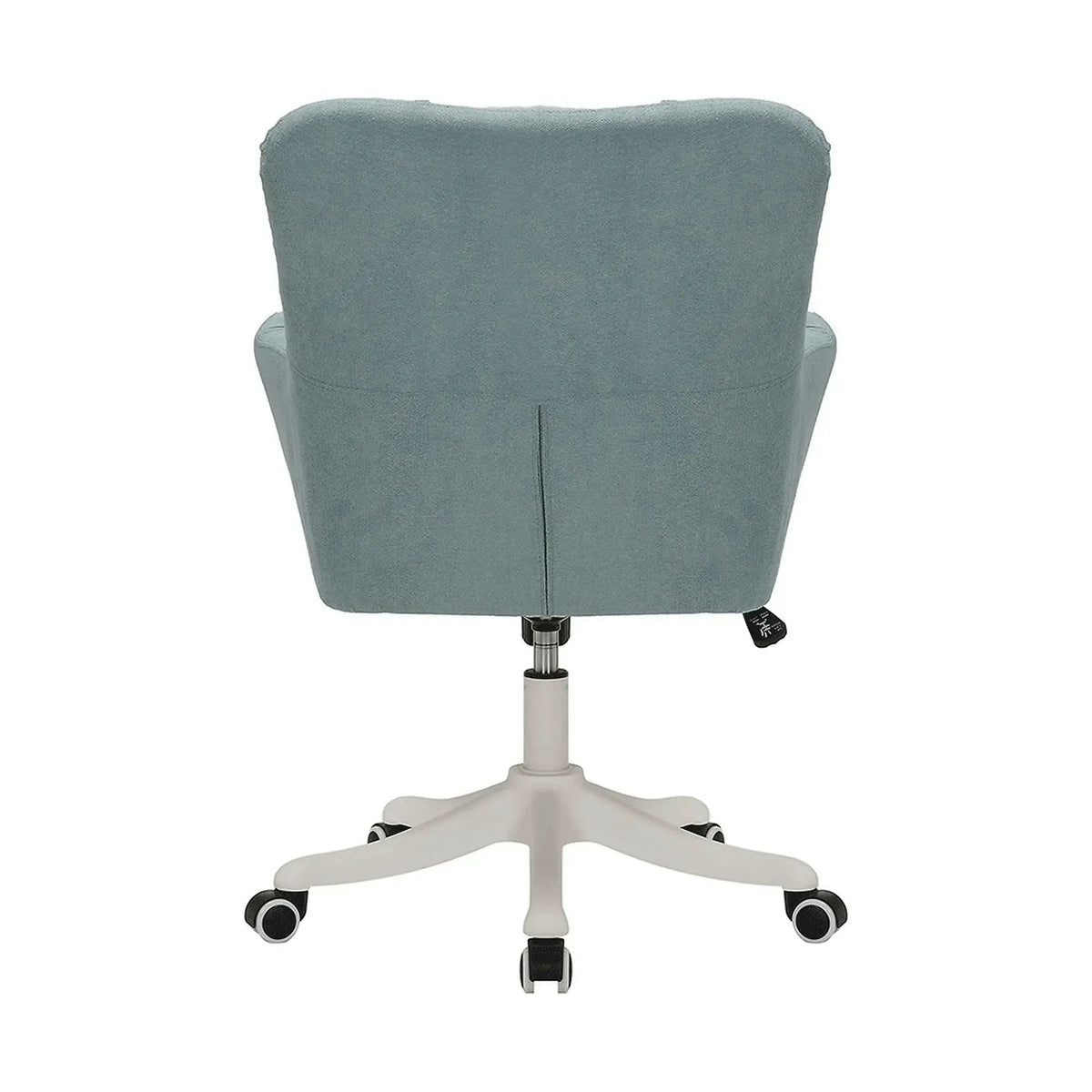 Scaun birou LOREL, verde menta, stofa clasica, 64x67x90/99 cm