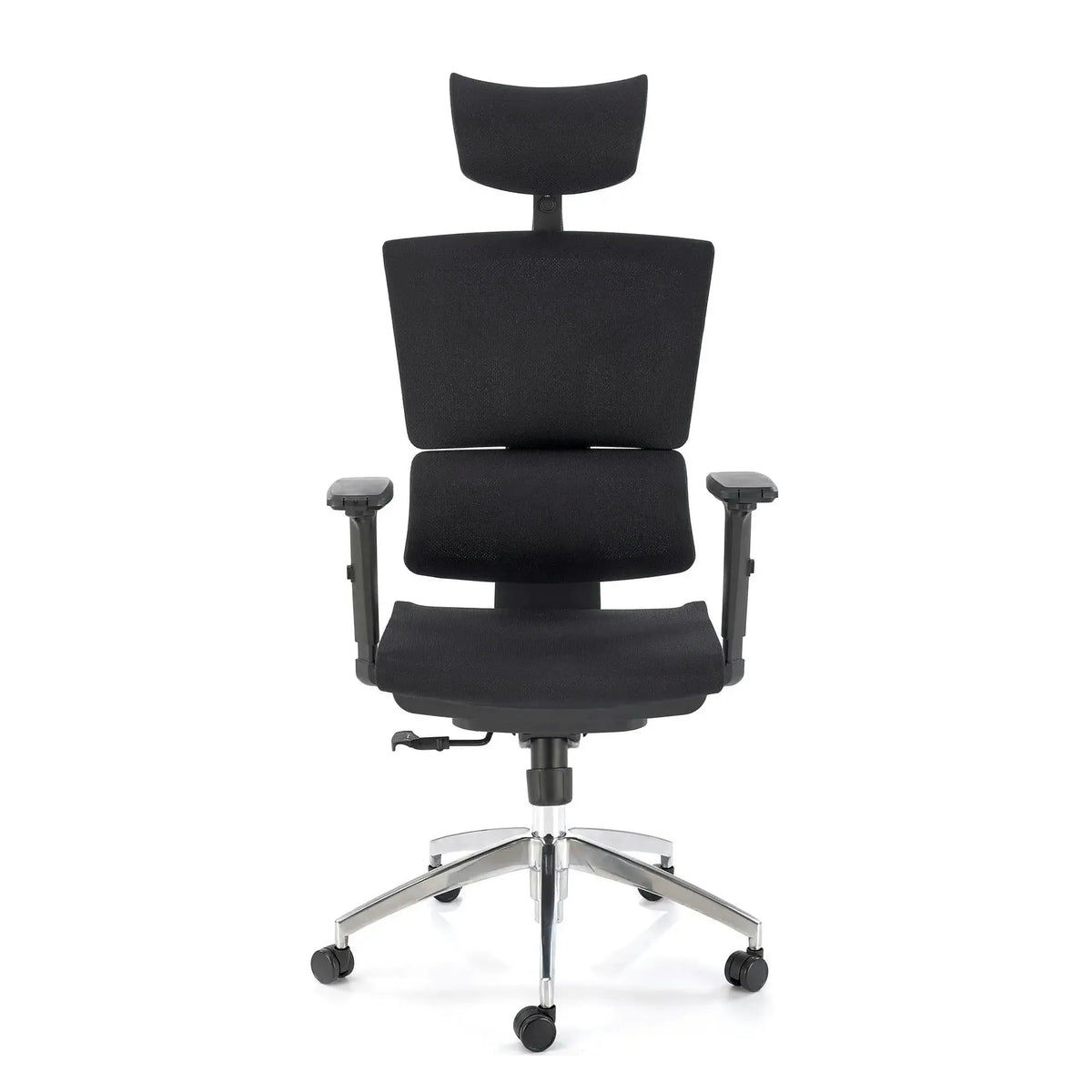 Scaun birou MARCUS, negru, plasa/metal, 65x64x121/140 cm