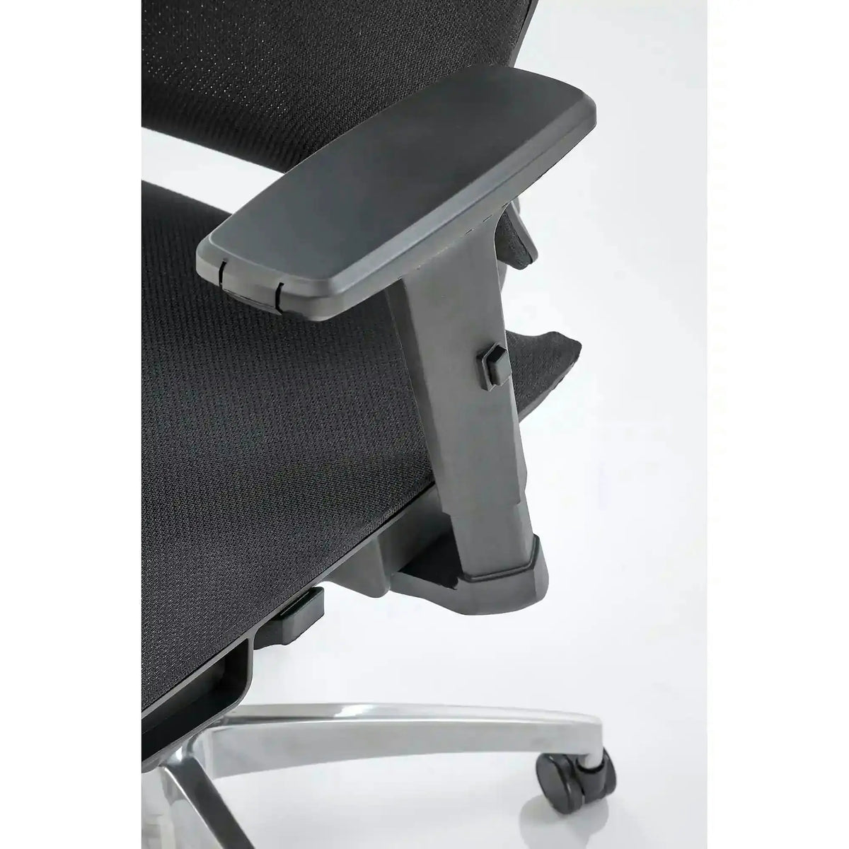 Scaun birou MARCUS, negru, plasa/metal, 65x64x121/140 cm