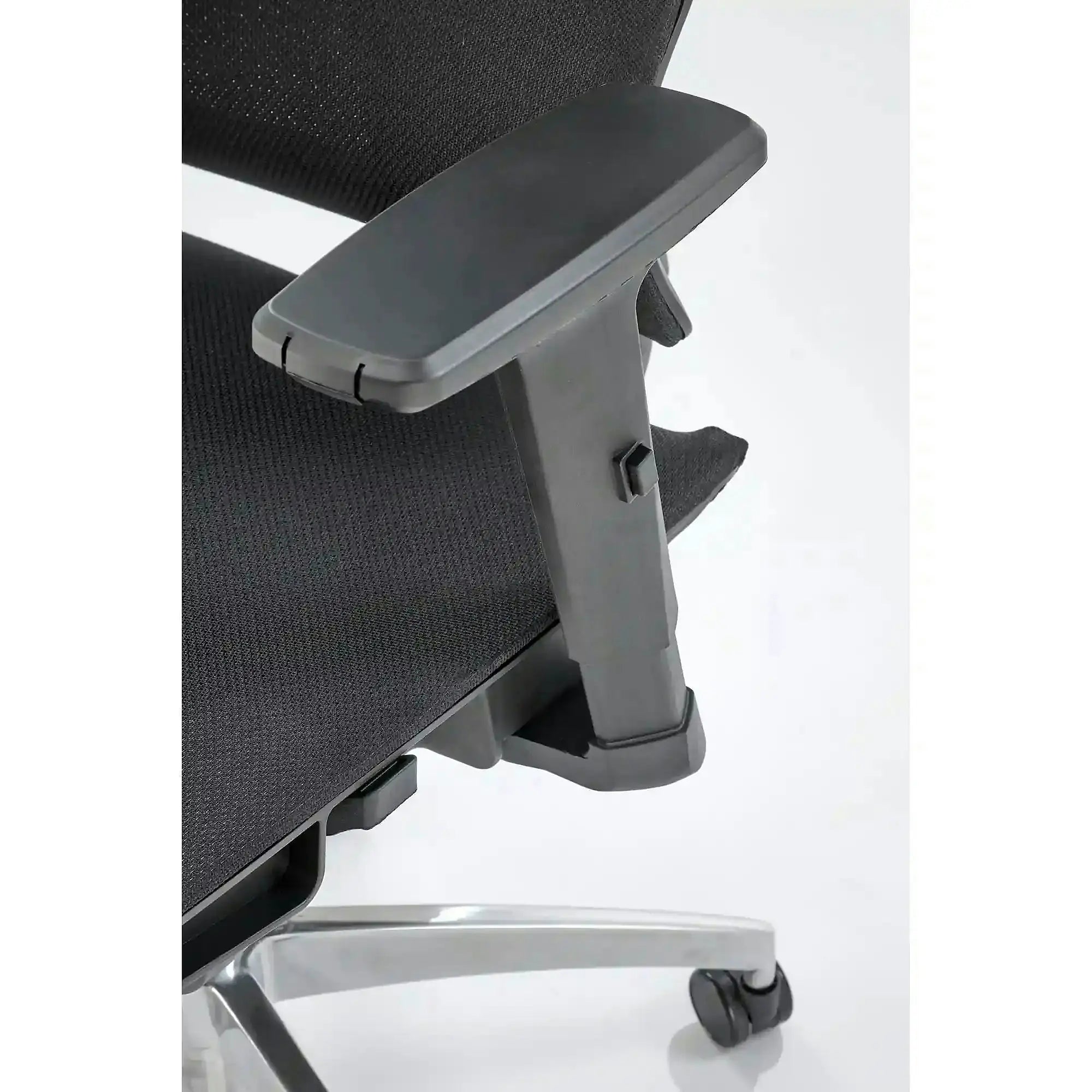 Scaun birou MARCUS, negru, plasa/metal, 65x64x121/140 cm