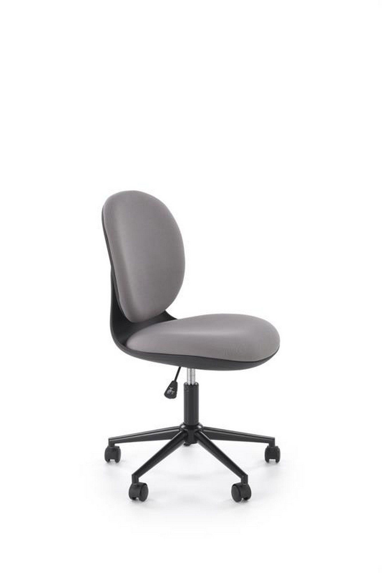 Scaun birou ORION, gri deschis/negru, stofa clasica/polipropilena, 46x55x89/99 cm