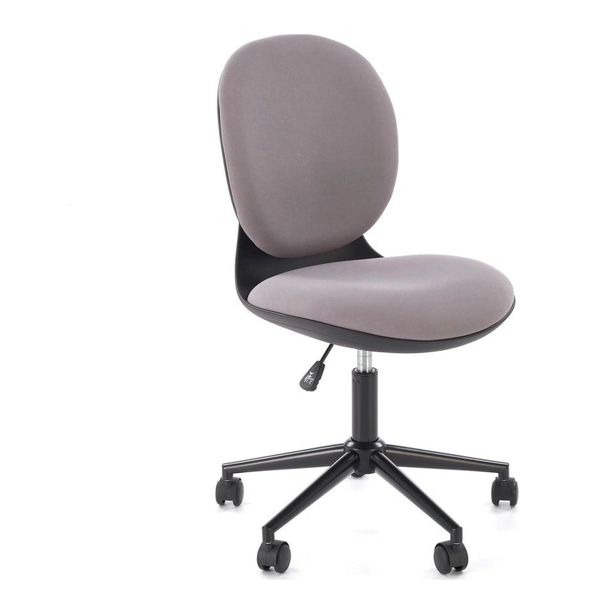Scaun birou ORION, gri deschis/negru, stofa clasica/polipropilena, 46x55x89/99 cm