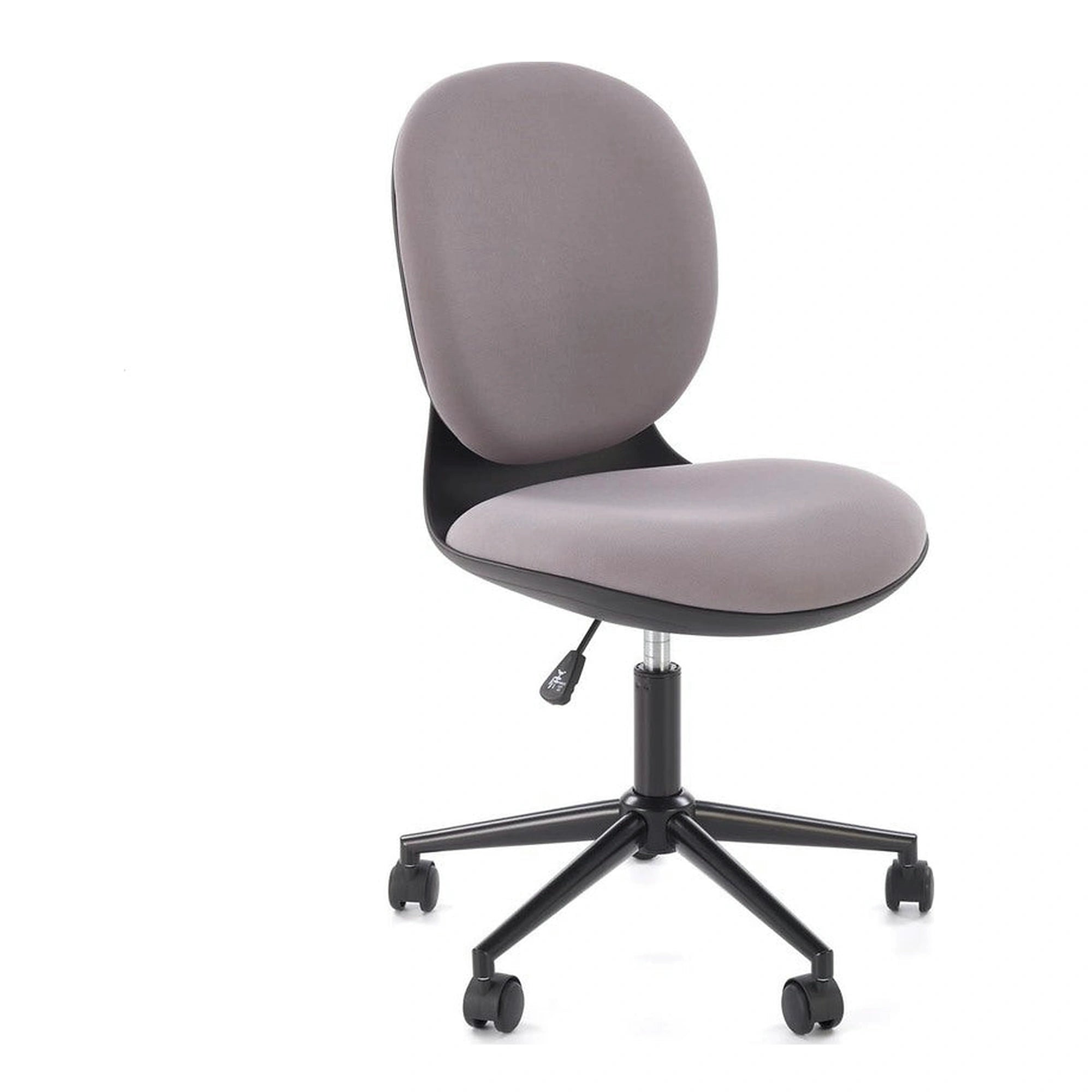 Scaun birou ORION, gri deschis/negru, stofa clasica/polipropilena, 46x55x89/99 cm