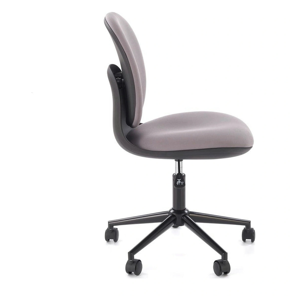 Scaun birou ORION, gri deschis/negru, stofa clasica/polipropilena, 46x55x89/99 cm