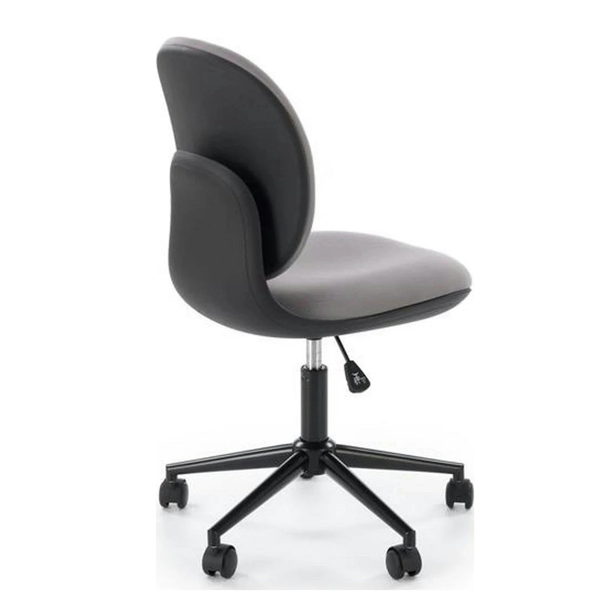 Scaun birou ORION, gri deschis/negru, stofa clasica/polipropilena, 46x55x89/99 cm
