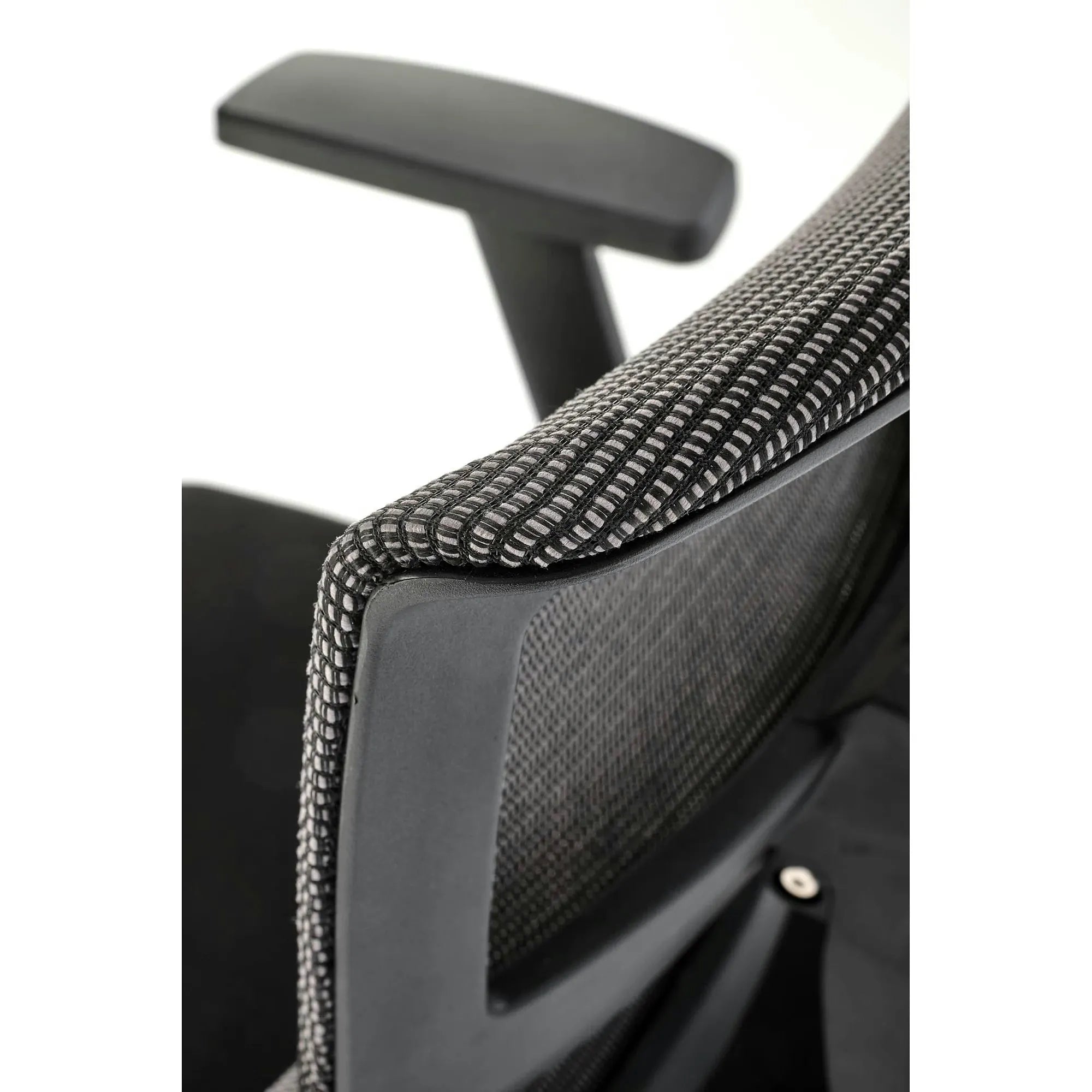 Scaun birou PABLO, negru/gri, stofa/plasa, 64x67x118/127 cm
