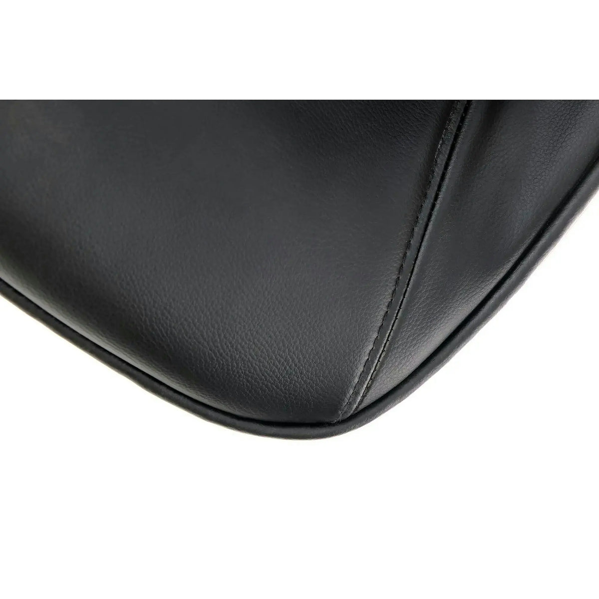 Scaun birou piele ecologica IGNAZIO, negru/nuc, placaj indoit/metal, 62x70x119/129 cm