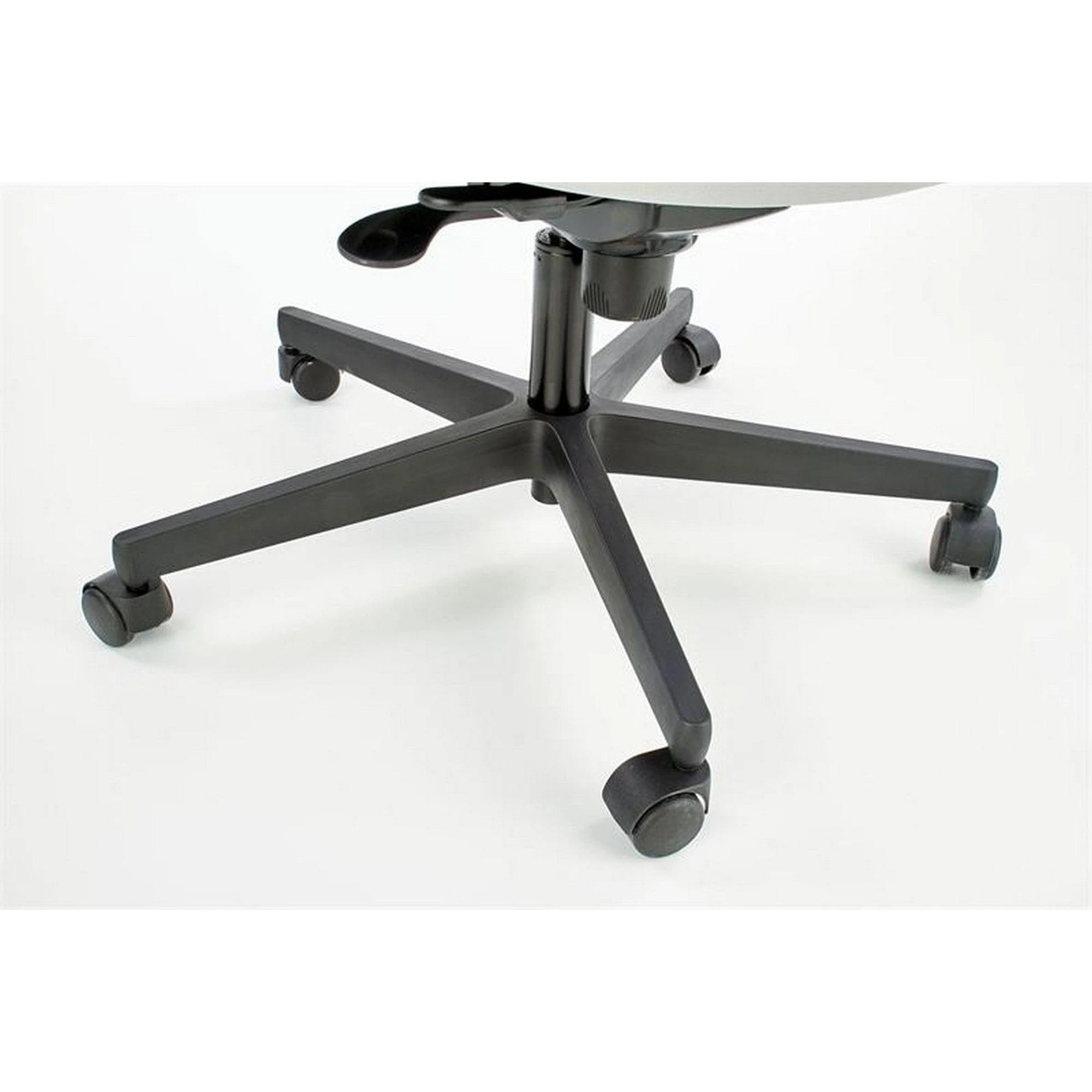 Scaun birou POP, verde/negru, stofa/metal, 68x65x93/108 cm