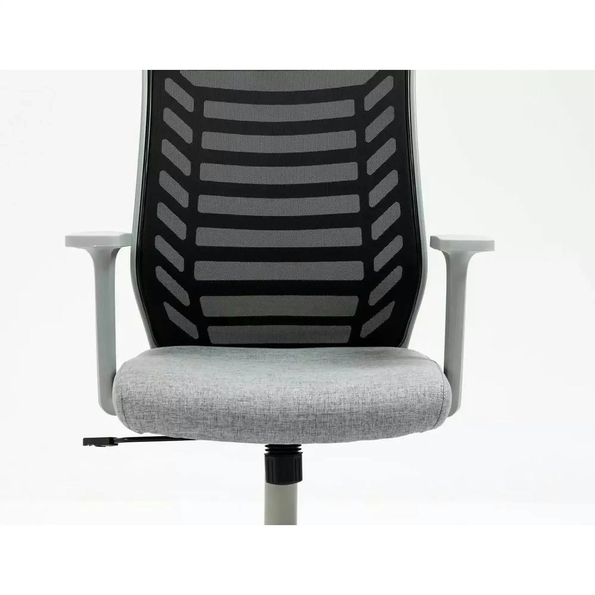Scaun birou Q-320, gri/negru, stofa/plastic, 60x44x93/103 cm