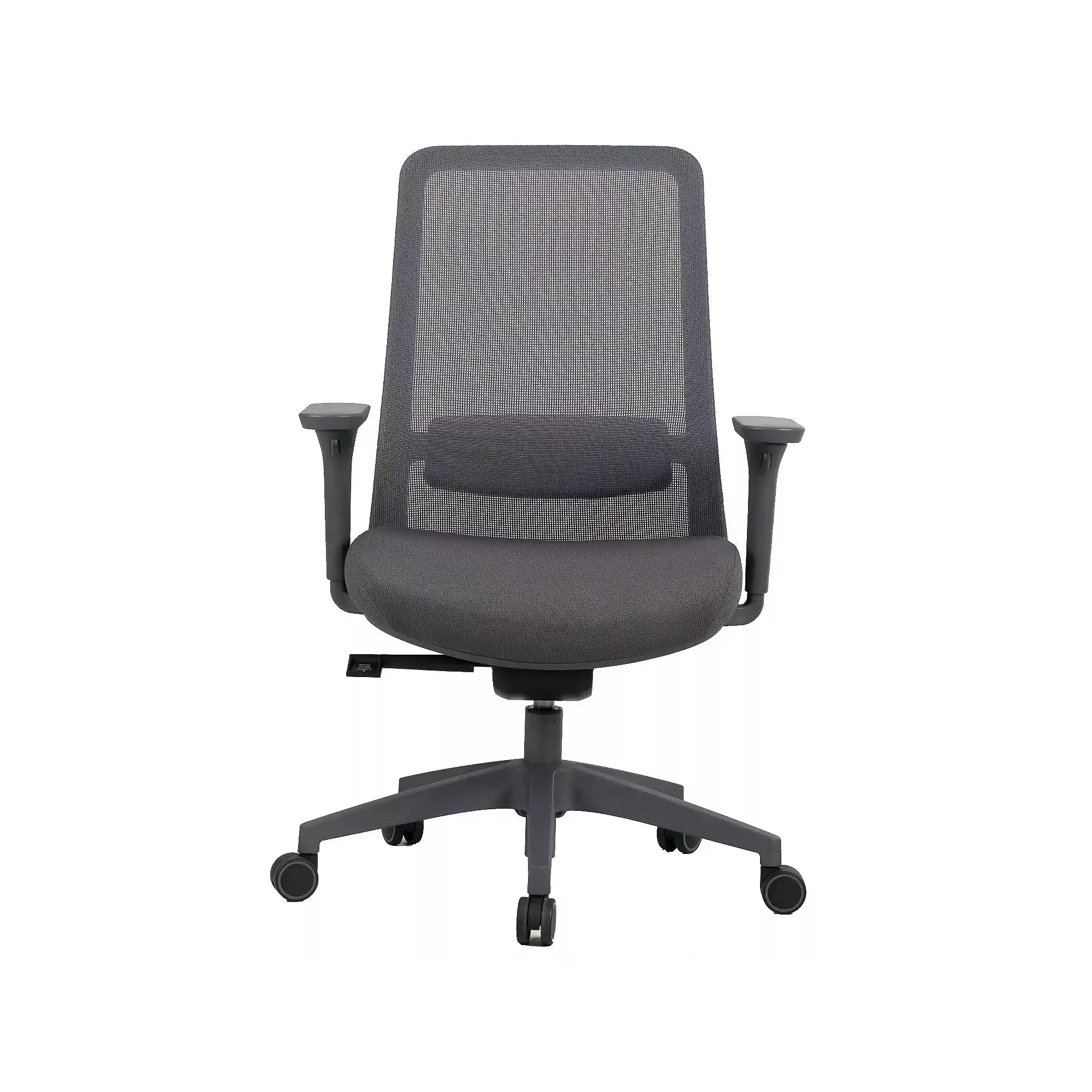 Scaun birou Q-718, gri, plasă