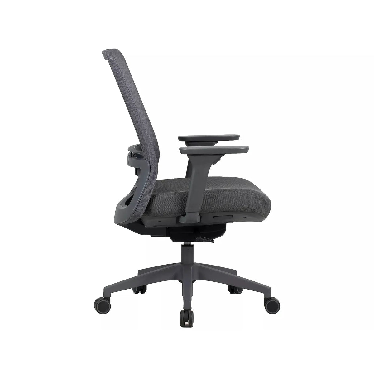 Scaun birou Q-718, gri, plasă