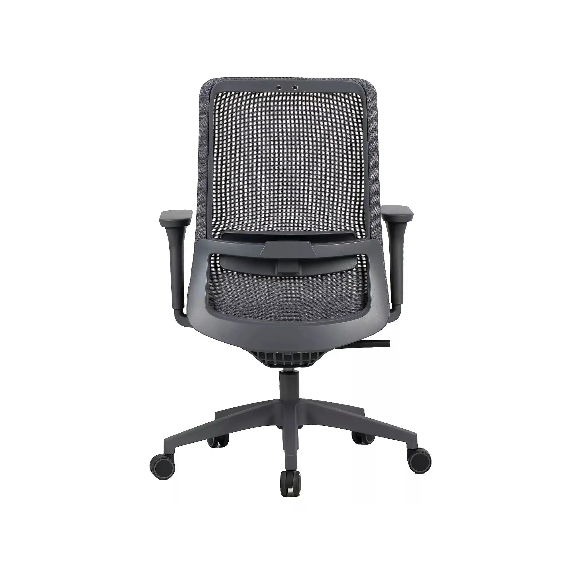 Scaun birou Q-718, gri, plasă