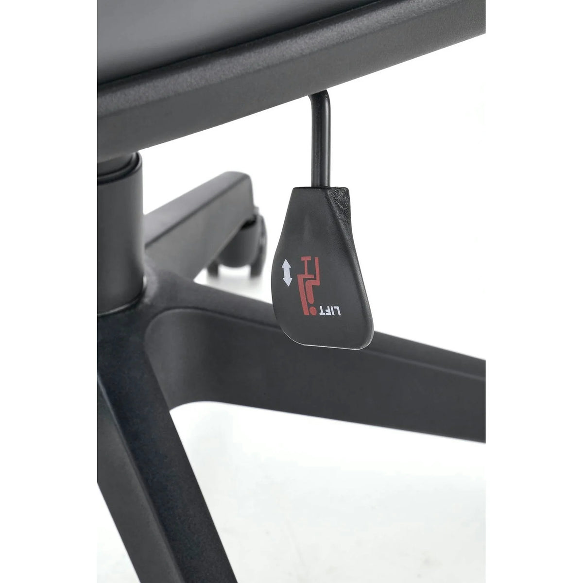 Scaun birou RAZOR, gri/negru, piele ecologica, 66x73x116-124 cm