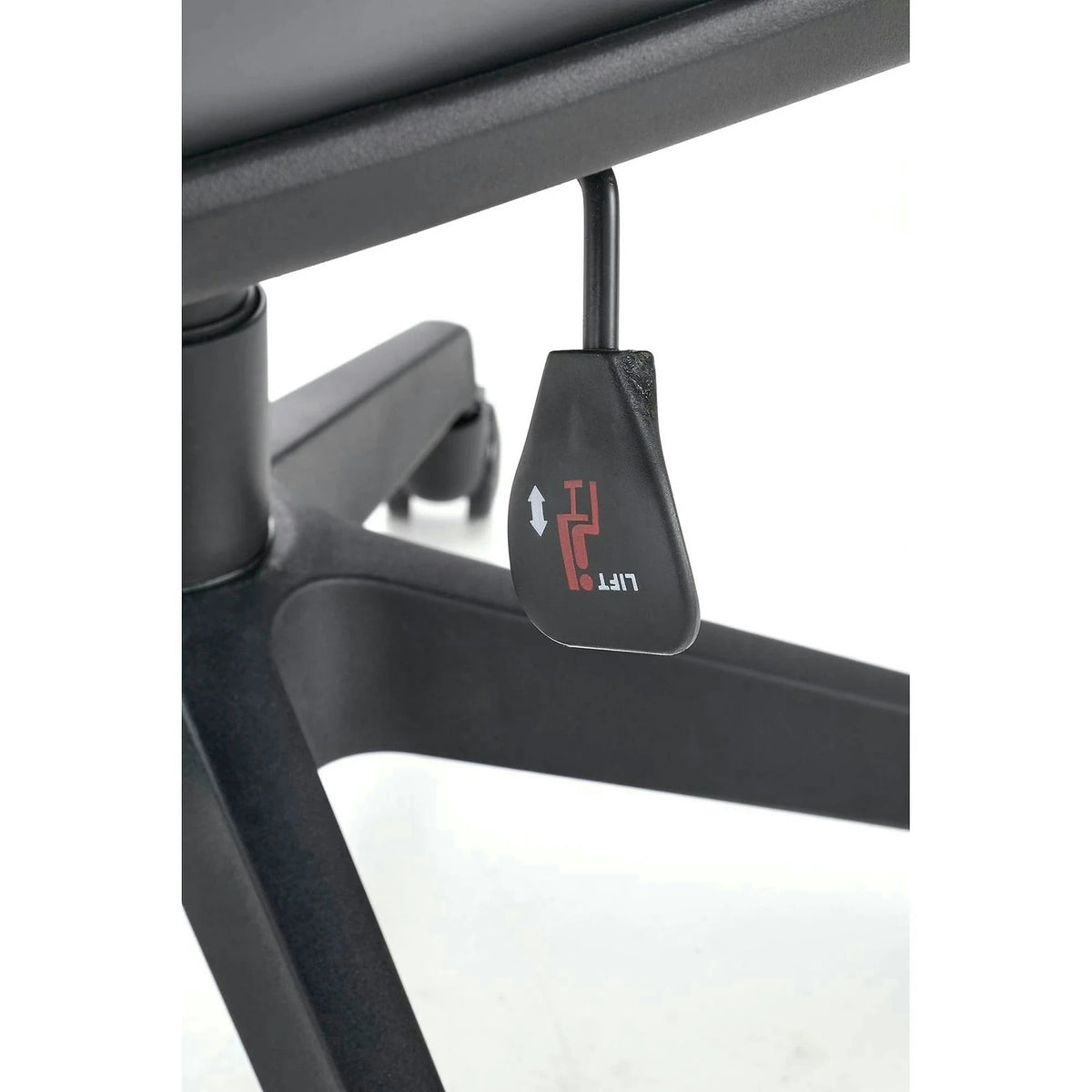 Scaun birou RAZOR, gri/negru, piele ecologica, 66x73x116-124 cm