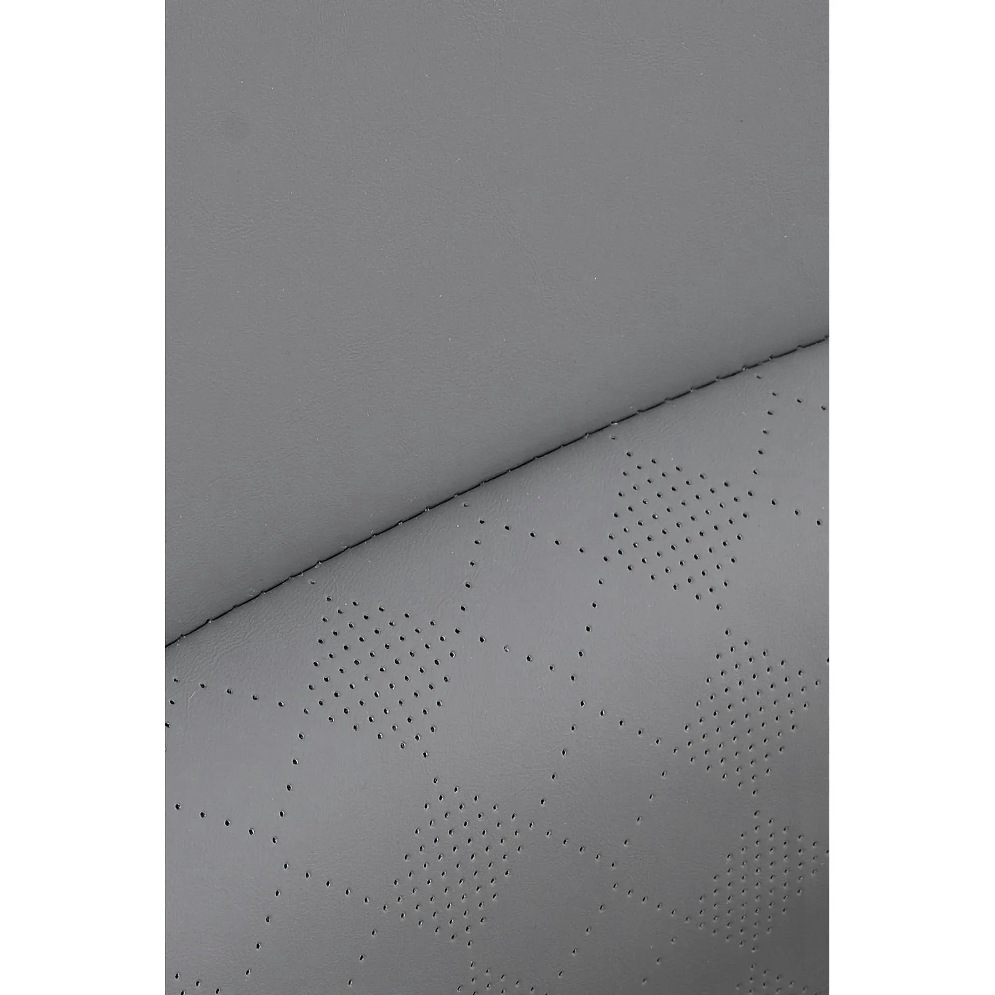 Scaun birou RAZOR, gri/negru, piele ecologica, 66x73x116-124 cm