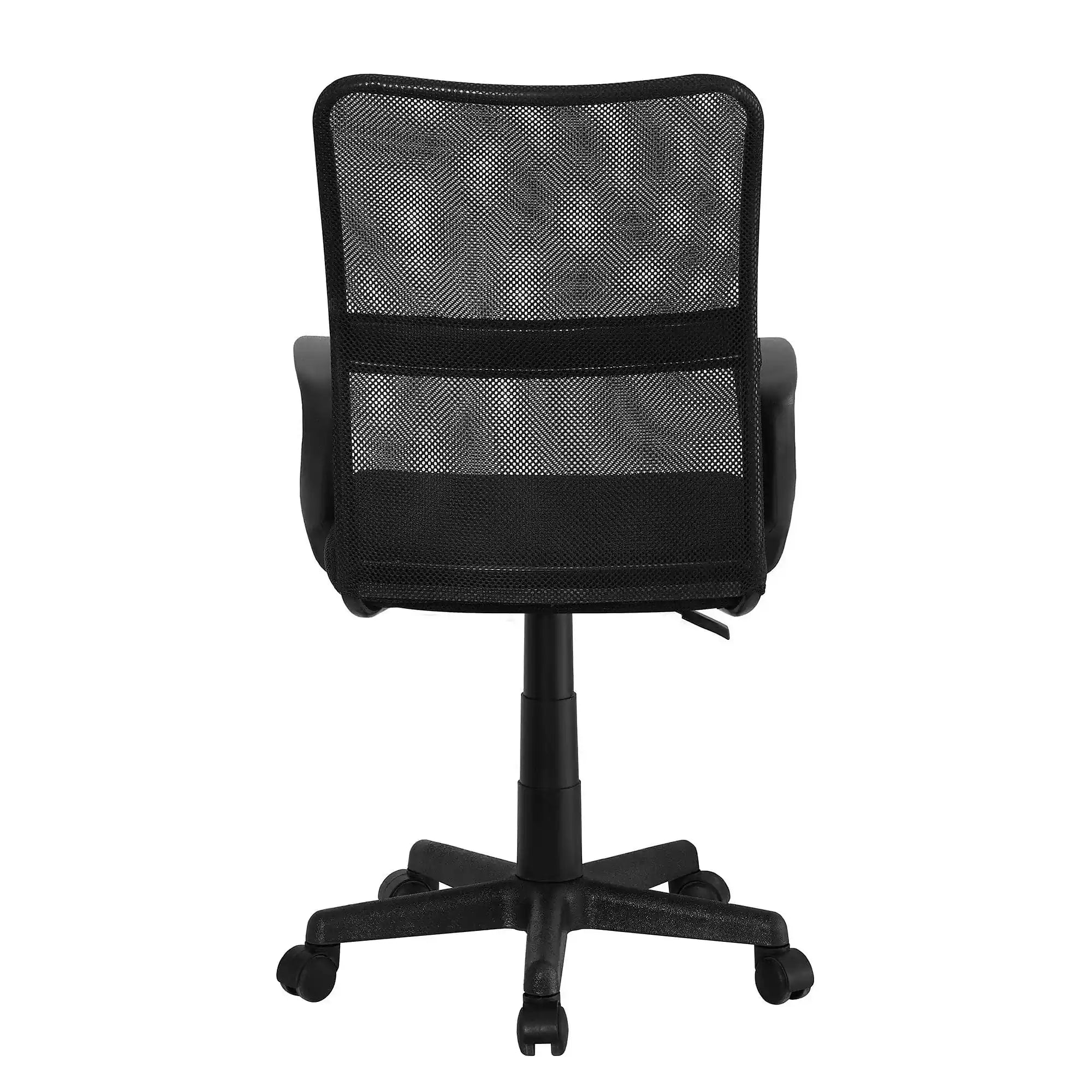 Scaun birou REMO 3 NEW, negru, plasa/plastic, 51x53x84/94 cm