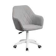 Scaun birou SANTY, gri, metal/stofa, 60x62x85/99 cm