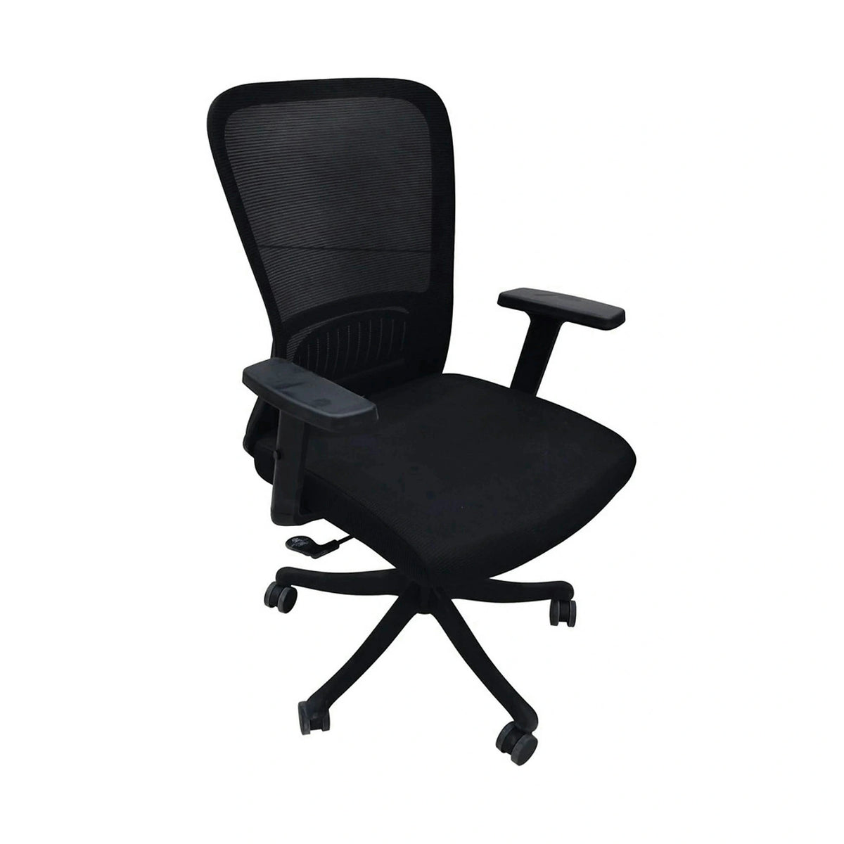 Scaun birou SID, negru, stofa/plasa, 61x68x100/110 cm