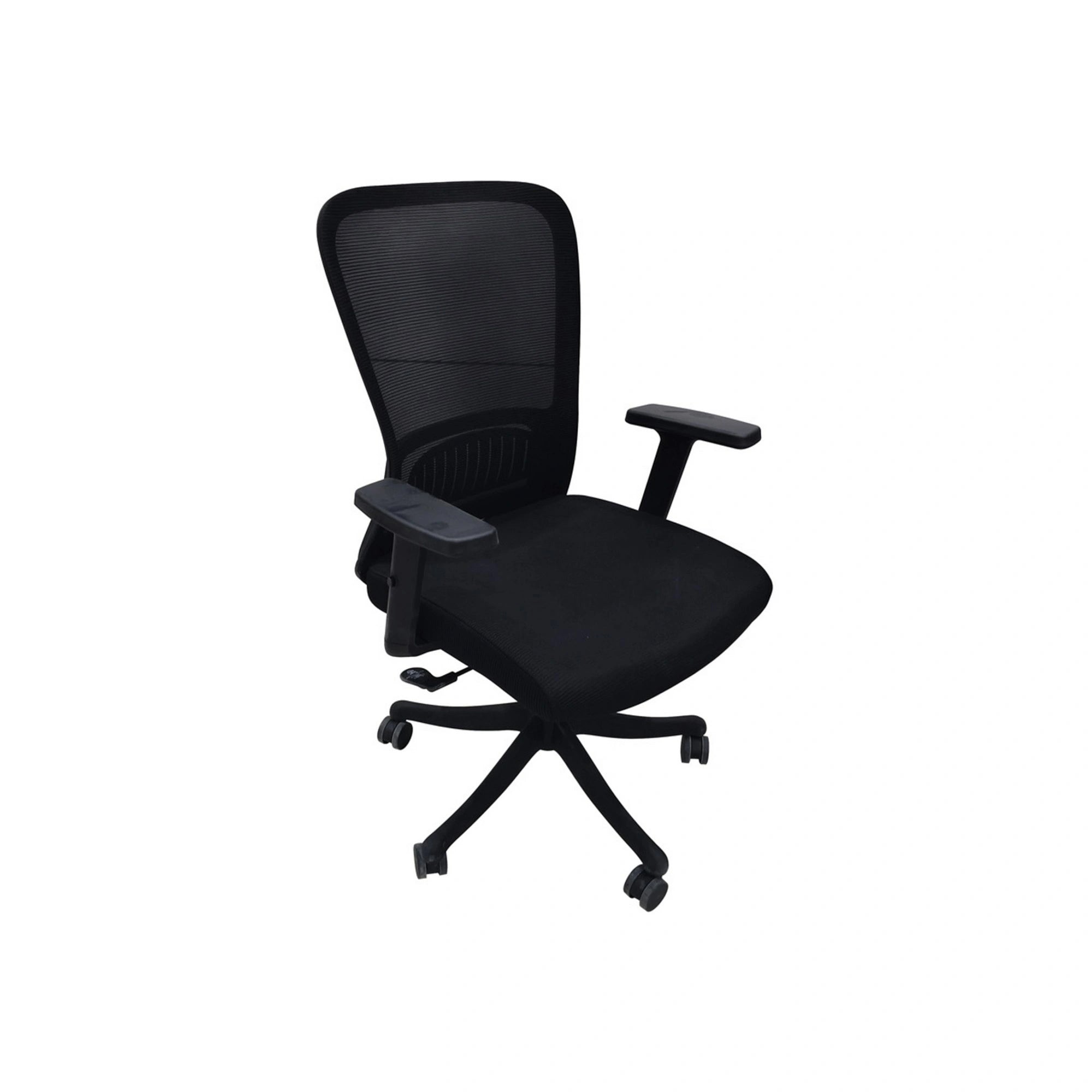 Scaun birou SID, negru, stofa/plasa, 61x68x100/110 cm