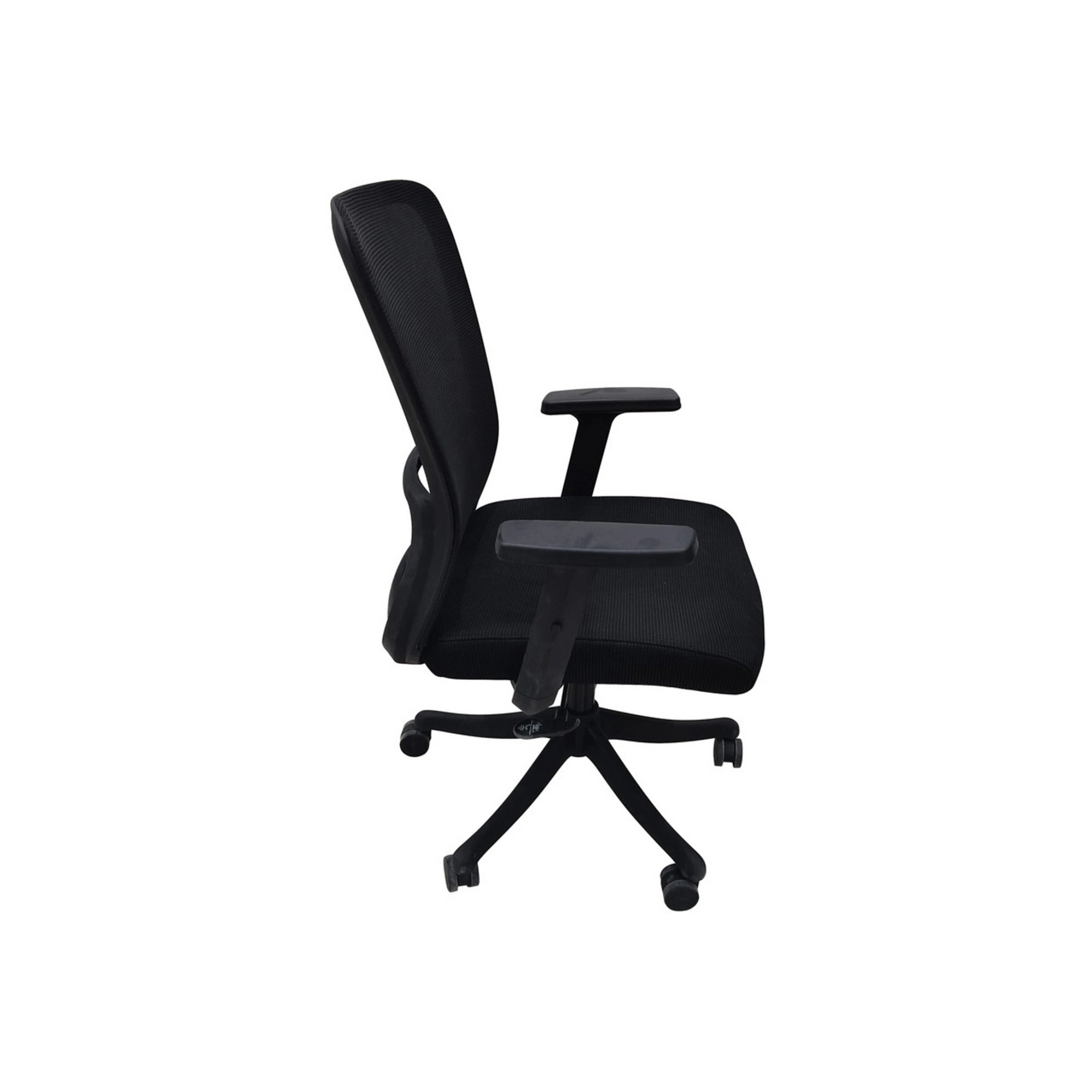 Scaun birou SID, negru, stofa/plasa, 61x68x100/110 cm